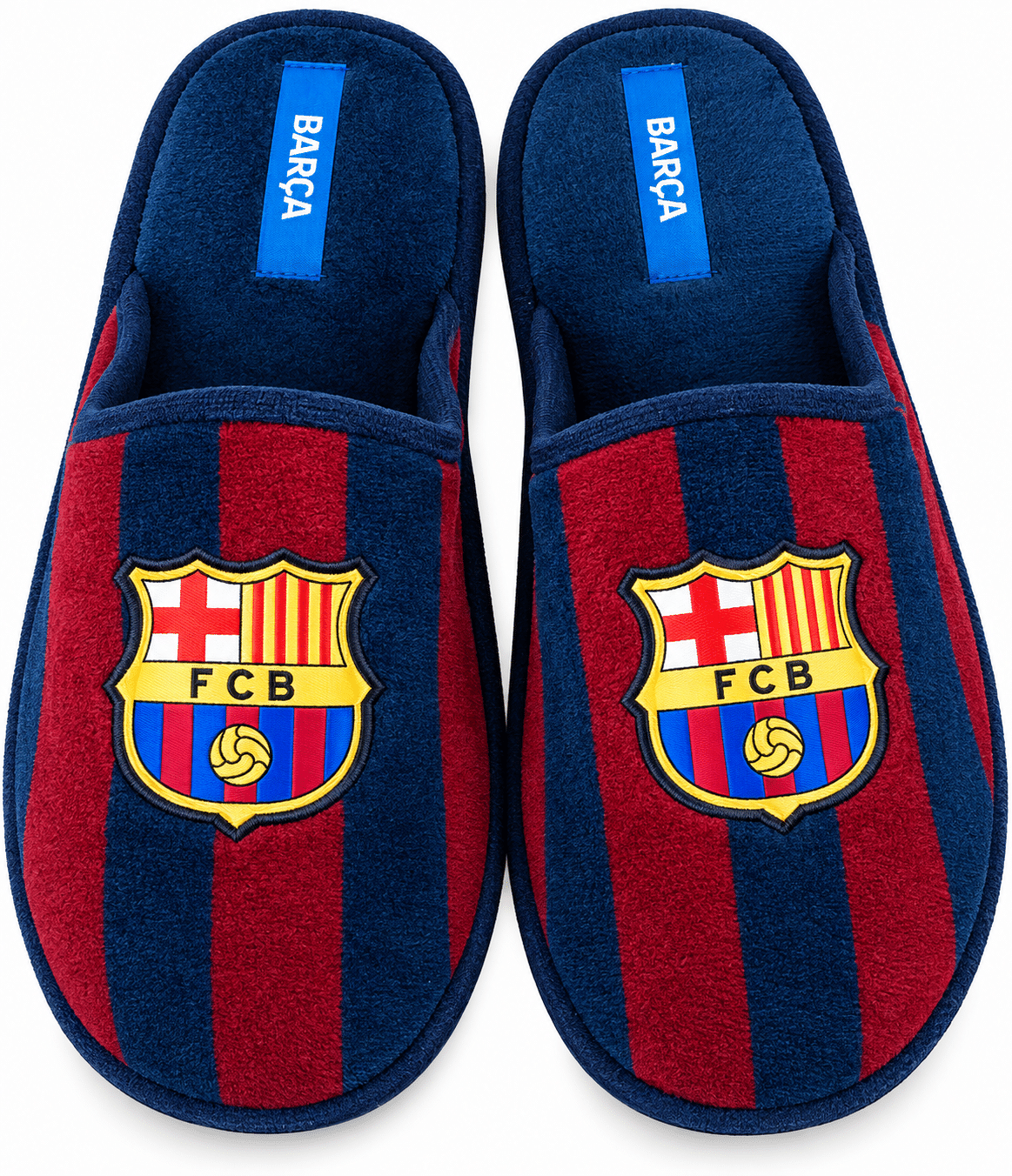 ChatGPT Image 25 sept 2026, 12_43_24 p.m. Zapatillas de Casa FC Barcelona Oficiales a Rayas Azulgrana - Suela Pegada - Imagen 1