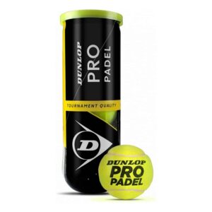 Bote de 3 pelotas de pádel Pro Padel Dunlop – Sports Equipe