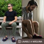 Zapatillas de Casa FC Barcelona Oficiales a Rayas Azulgrana - Suela Pegada - Imagen 2