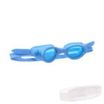 Gafas de natación Speed en color azul con estuche transparente, Softee