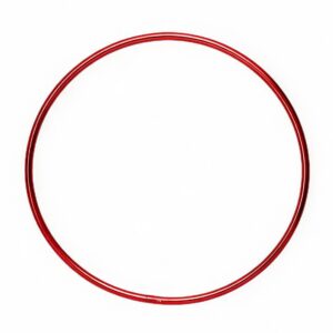Hula hoop Shine de Softee en color rojo brillante