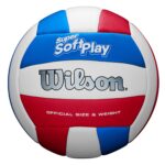 Balón voleibol wilson soft play vb red/white/blue - Imagen 2