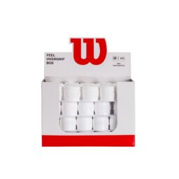 Caja 60 overgrips wilson blanco pro perforados