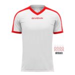 Camiseta Givova Revolution en blanco y rojo – Sports Equipe