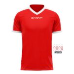 Camiseta Givova Revolution en rojo y blanco – Sports Equipe