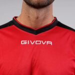 Camiseta Givova Revolution en rojo y negro – Sports Equipe