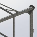 Juego Canastas (2 Unidades) Baloncesto, Galvanizadas, Fijas Con Base, Monotubo 114 Mm (Sin Tablero, Aro) - Imagen 4