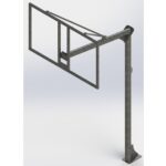 Juego Canastas (2 Unidades) Baloncesto, Galvanizadas, Fijas Con Base, Monotubo 114 Mm (Sin Tablero, Aro) - Imagen 5
