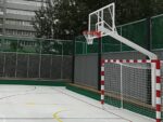 Juego Canastas (2 Unidades) Baloncesto, Monotubo 140X140 Mm, Fijas Con Base Para Anclaje, Vuelo 2,25 M. - Imagen 2