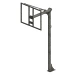 Juego Canastas Minibasket (2 Unidades) Antivandalicas, Tubo 114 Mm, Galvanizadas  (Incluye Aros, Redes Y Tableros). - Imagen 3