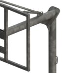 Juego Canastas Minibasket (2 Unidades) Antivandalicas, Tubo 114 Mm, Galvanizadas  (Incluye Aros, Redes Y Tableros). - Imagen 4
