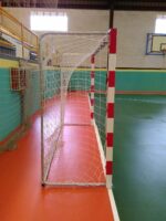 Juego Porterias Balonmano-Futbol Sala (2 Unidades), Aluminio, Trasladables, 80X80, Base Tubo Redondo - Imagen 2