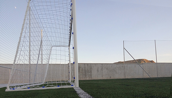 Juego Porterias Reglamentarias (2 Unidades) Futbol 7, Metalicas, Trasladables, Tubo 80 Mm. - Imagen 2