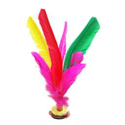 Lote 5 Indiakas Futbol Pluma 21Cm