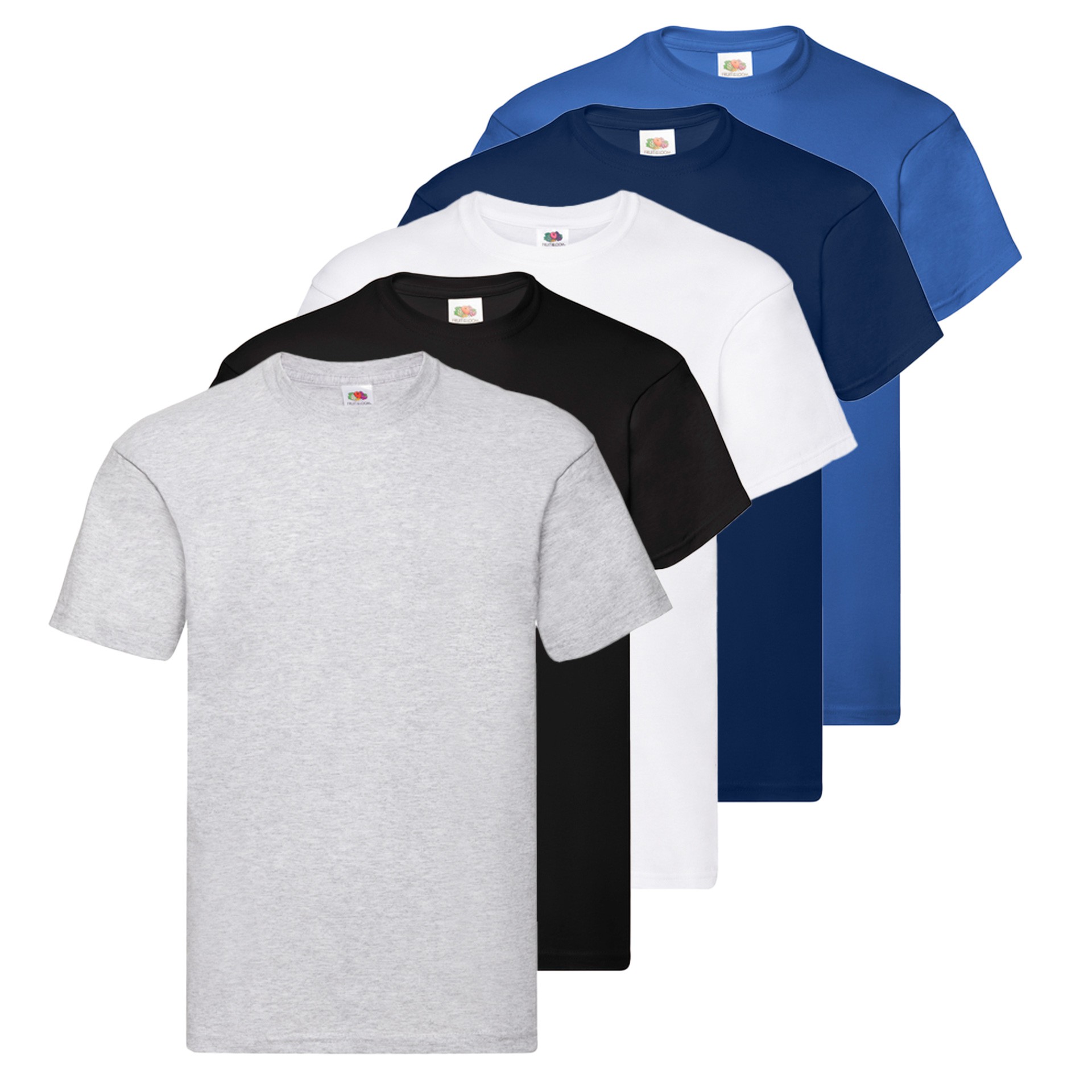 Pack de 5 camisetas fruit of the loom original - Imagen 2