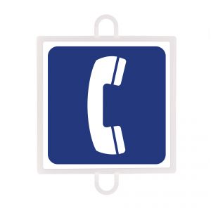 panel de señalizacion trafico de indicacion nº 2 (telefono)
