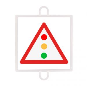 panel de señalizacion trafico de peligro nº 10 (semaforos)