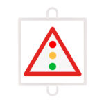 Panel De Señalizacion Trafico De Peligro Nº 10 (Semaforos) - Imagen 2