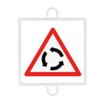 Panel De Señalizacion Trafico De Peligro Nº 1 (Interseccion Giratoria) - Imagen 2