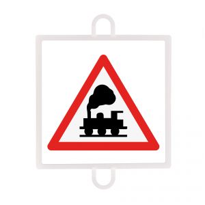 panel de señalizacion trafico de peligro nº 4 (nivel sin barreras)