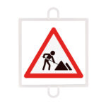 Panel De Señalizacion Trafico De Peligro Nº 7 (Obras) - Imagen 2