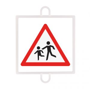 panel de señalizacion trafico de peligro nº 8 (niños)