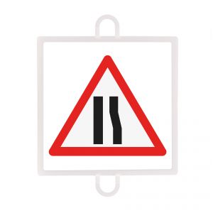 panel de señalizacion trafico de peligro nº 9 (extrechamiento)