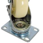Rueda de nylon giratoria con freno - Imagen 5