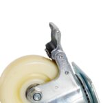 Rueda de nylon giratoria con freno - Imagen 4