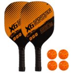 Set de 2 palas pickleball madera con 4 pelotas - Imagen 8