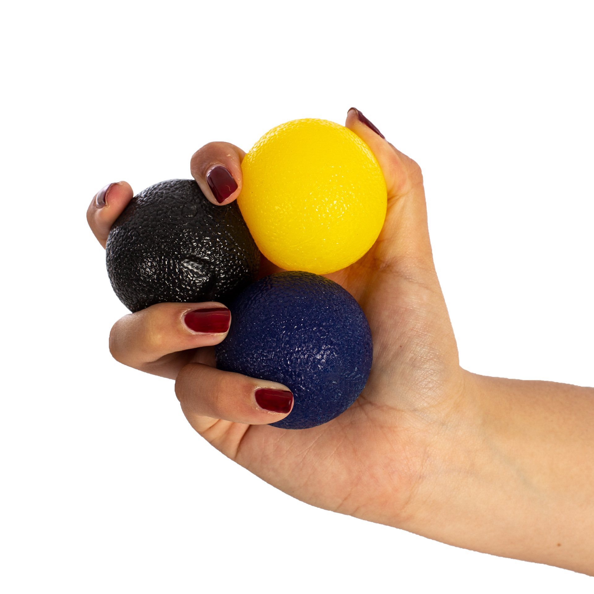 Set tres bolas de ejercicio para mano