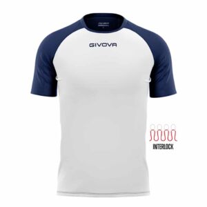 Camiseta Givova Capo blanco y marino