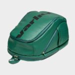 Vista lateral superior de la mochila de pádel Ambassador Varlion en color verde