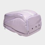 Compartimento inferior ventilado para zapatillas de la mochila de pádel Ambassador Varlion en lila