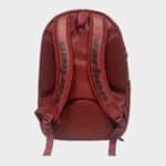 Espalda acolchada y tirantes de la mochila de pádel Ambassador Varlion en rojo