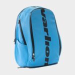 Vista frontal de la mochila de pádel Summum Varlion en color azul