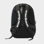 Espalda acolchada y tirantes regulables de la mochila de pádel Summum Varlion en negro