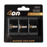 Blíster de 3 overgrips negros Premium Comfort 4ON – Sports Equipe
