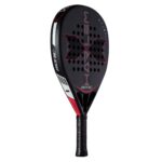 Vista en perspectiva de la pala de pádel Bionic 12K con marco tubular de carbono Harlem