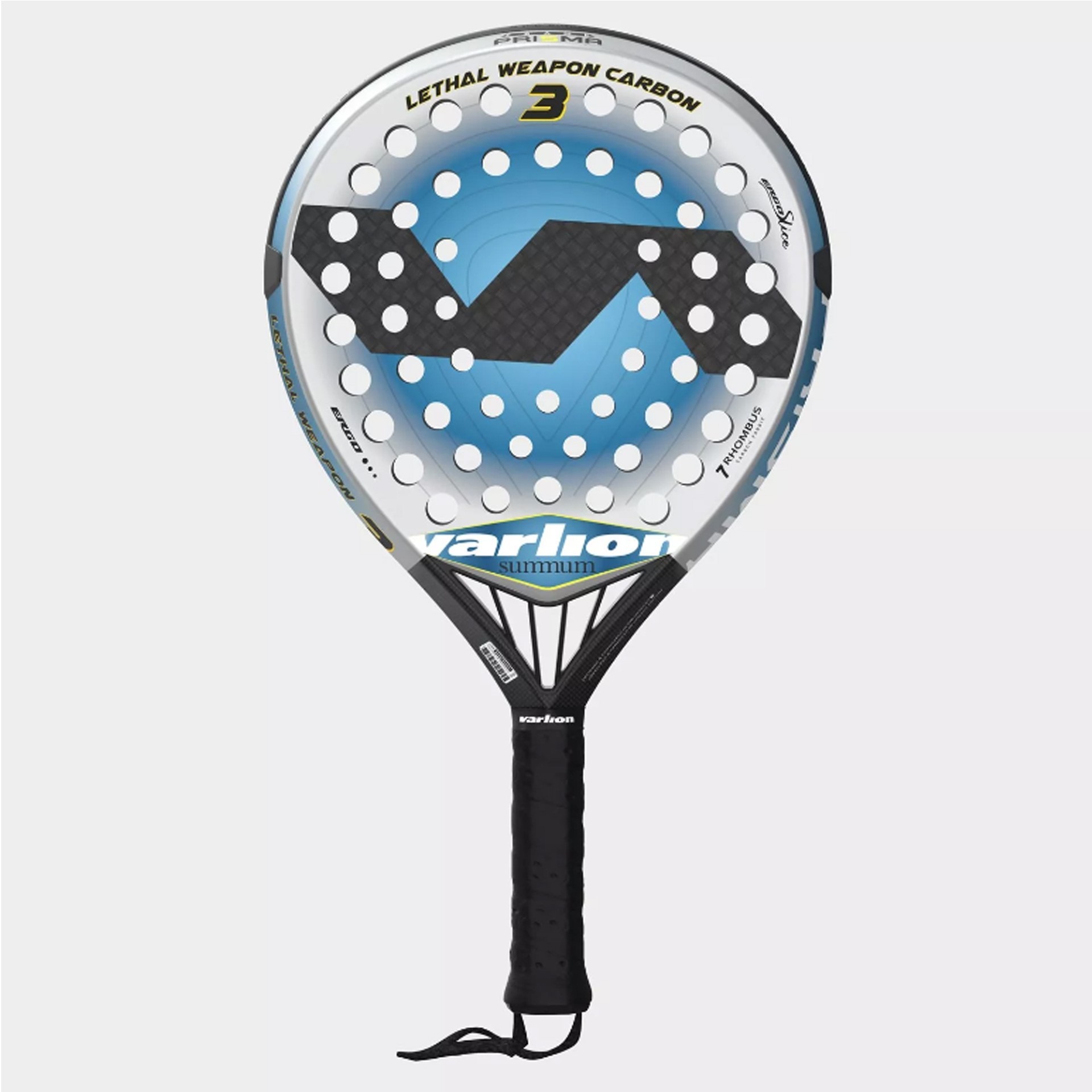 pala-de-padel-lw-carbon-3-summum-varlion-sportsequipe Pala de pádel LW Carbon 3 Summum con núcleo EVA Softcolor Varlion – Sports Equipe