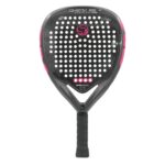 Pala de pádel Cinetik 28 Stealth 3K edición limitada en negro y rosa Sane – Sports Equipe