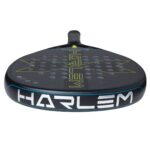 Detalle del marco con logotipo de la pala de pádel Euphoria Pro 3K Harlem