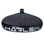 Detalle del marco con logotipo de la pala de pádel Euphoria Soft 3K Harlem