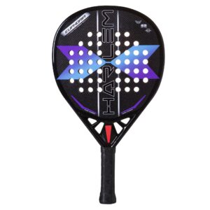 Pala de pádel Euphoria Soft de control con puente triple y carbono 3K Harlem – Sports Equipe