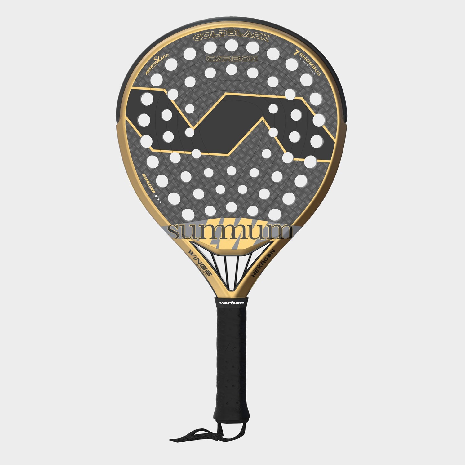 pala-padel-lw-carbon-goldblack-varlion-sportsequipe Pala de pádel LW Carbon dorada y negra Varlion – Sports Equipe