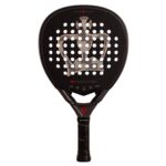 Pala de pádel Black Crown Vanquish negra con corona plateada – Sports Equipe