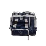 Vista frontal del paletero Hurricane Pro 4.0 con bolsillo exterior de cremallera Black Crown