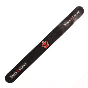 Protector de marco negro y rojo con bordes redondeados para pala de pádel Black Crown