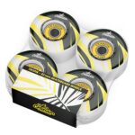 Ruedas de 52 mm del skate Crandon Palmdeck junto a su caja